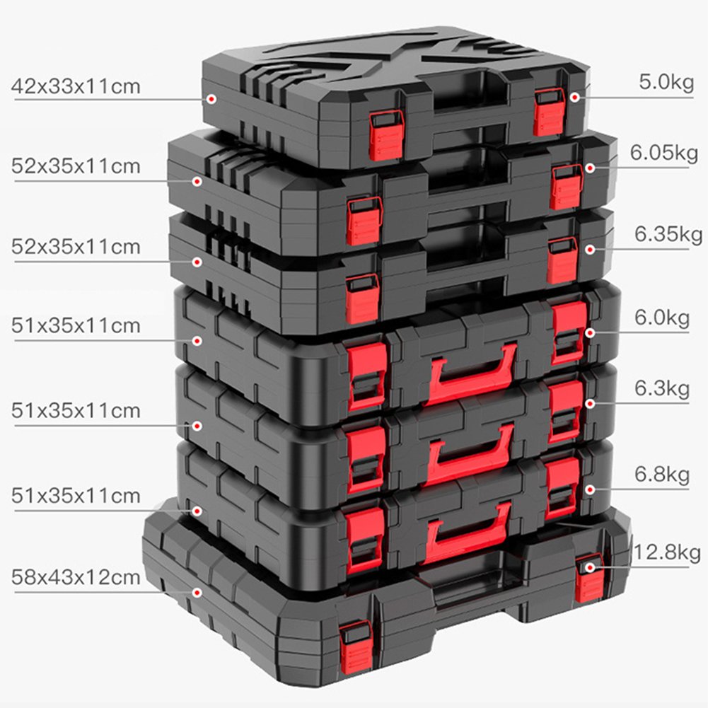 Electrician Dedicated Waterproof Plastic, Multi-function Home Hardware Tool Kit/