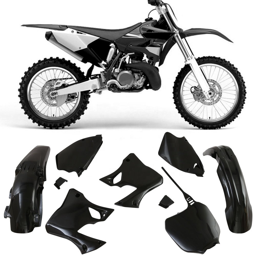 NEW Black Restyle Plastic Fairing Body Kit for 96- 01 Yamaha YZ125 YZ250