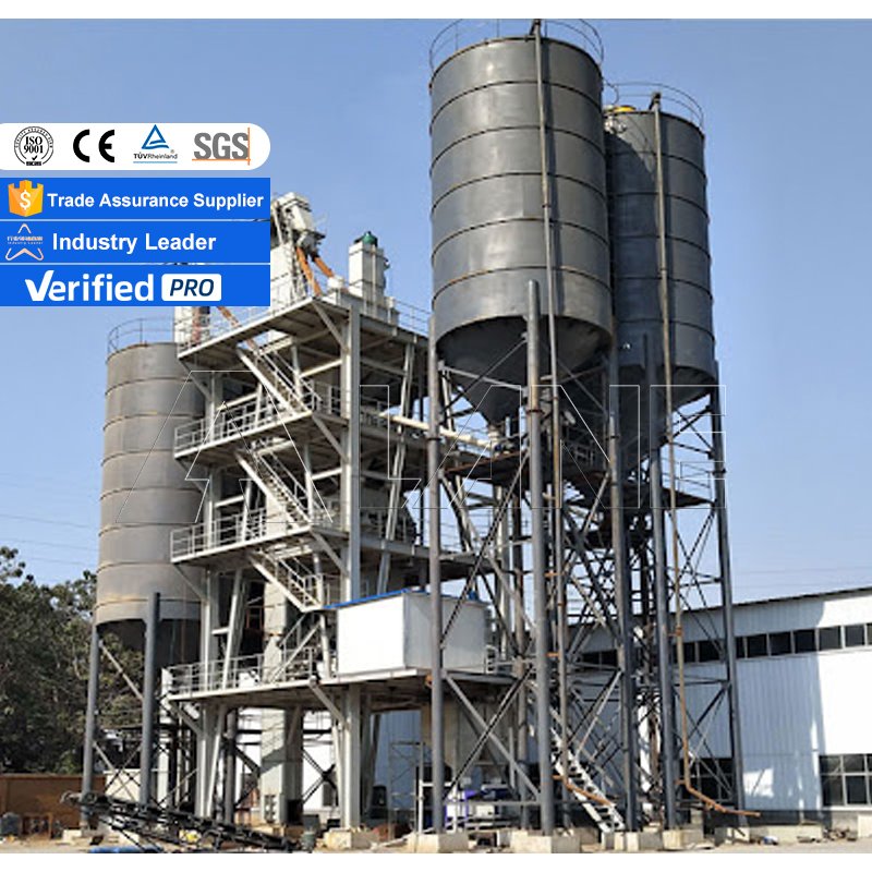 LANE Simple Dry Cement Mortar Production Line Premix Plant Mixing Equipment High Production Automation Control Dry Mortar Line