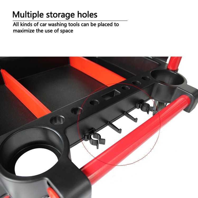 Factory Car Beauty Tool Cart Portable Detailing Trolley Cabinet Car Repair Storage Cart