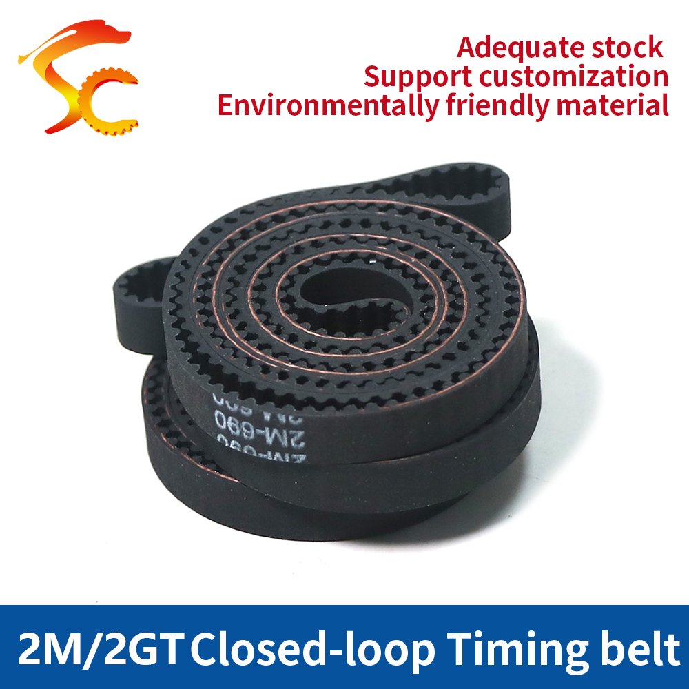 2GT/GT2/2M 686/690/696/700/702/710/724 6/9/10mm rubber Closed-Loop Transmission Belts gt2 Timing belt for 3D Printer