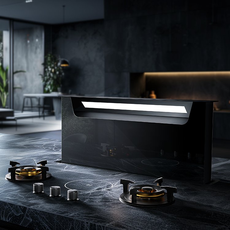 New Household Range Hood Gas Stove Equipment Kitchen Island Range Hood Cookware