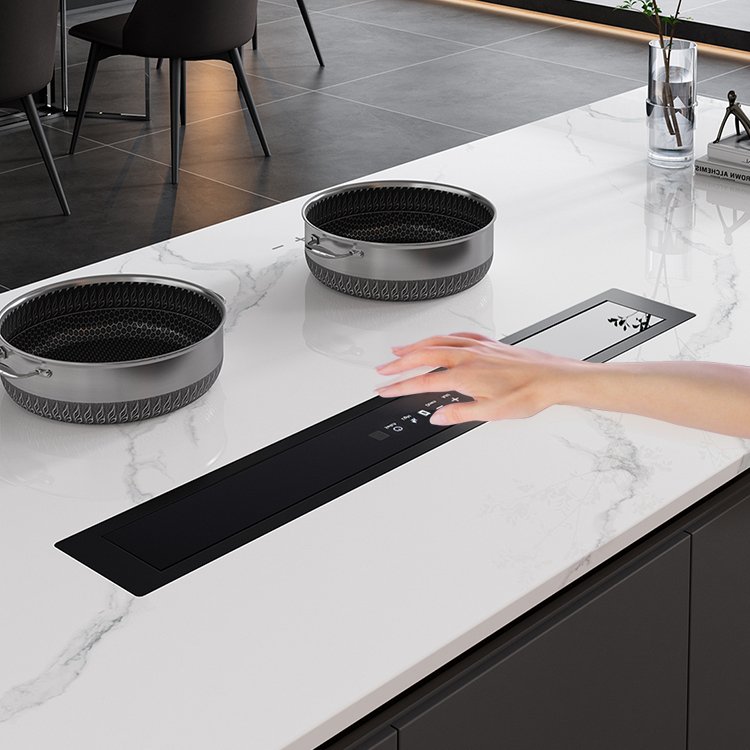 New Household Range Hood Gas Stove Equipment Kitchen Island Range Hood Cookware