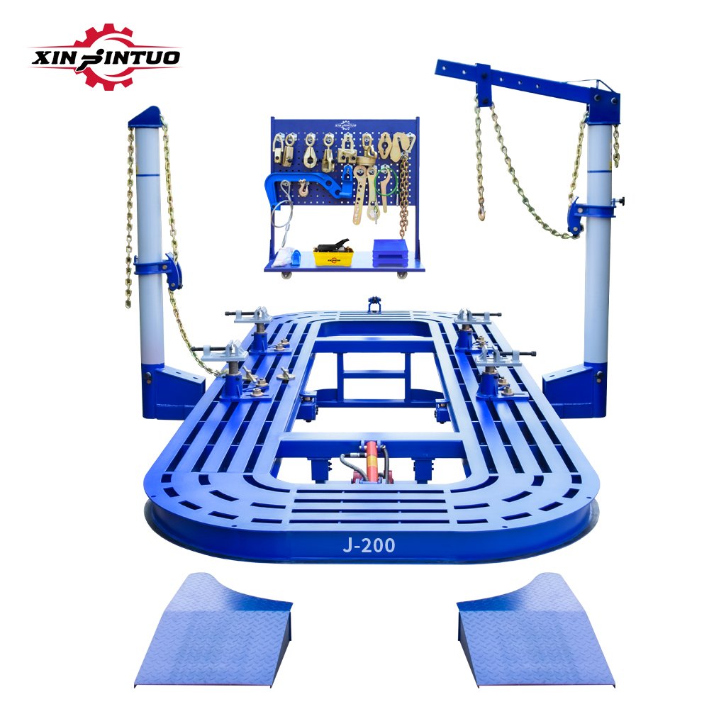 XINJINTUO 4s Shop 5600mm Length 220/380v 3018 Plus Metal Ce Auto Body Shop Frame Straightening Machine