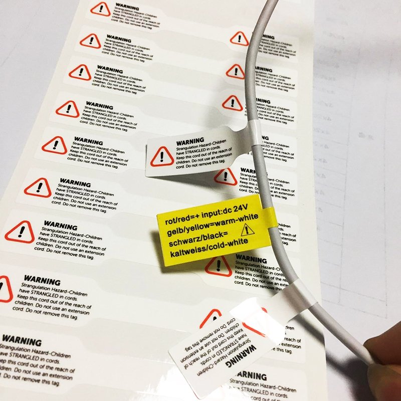 Semi-auto Wire Harness Folded Labeller Earphone Wires Flag Labeling Machine for Sensor Lines Sticker Labeler
