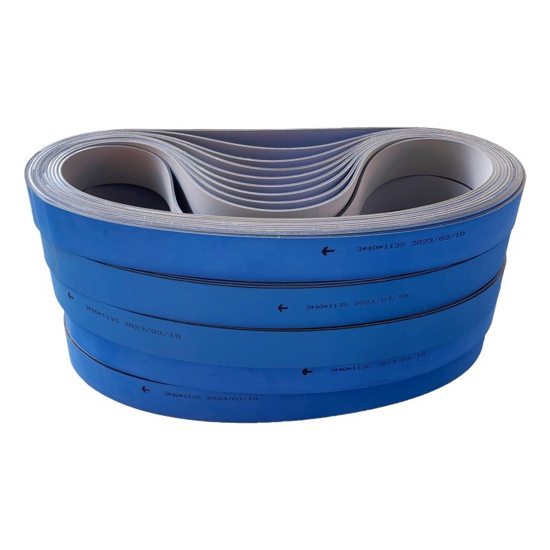 Grey And Blue Nylon Polyamide Belt Wear-Resisting Flat Belt Endless No Joint Belt For Textile Industry