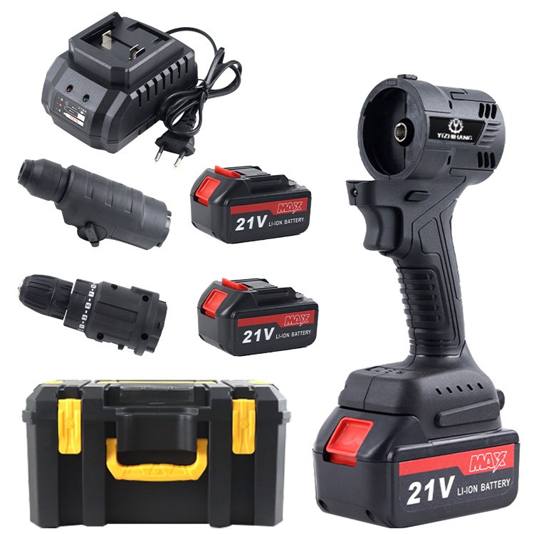 Household power tools combo kits 21v 2pcs Lithium battery operated hand tool sets