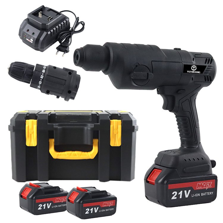 Household power tools combo kits 21v 2pcs Lithium battery operated hand tool sets