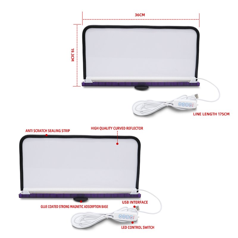 Factory Direct LED Dent Detection Light Hail Dent Removal test Light Body Dent Repair Detection Light