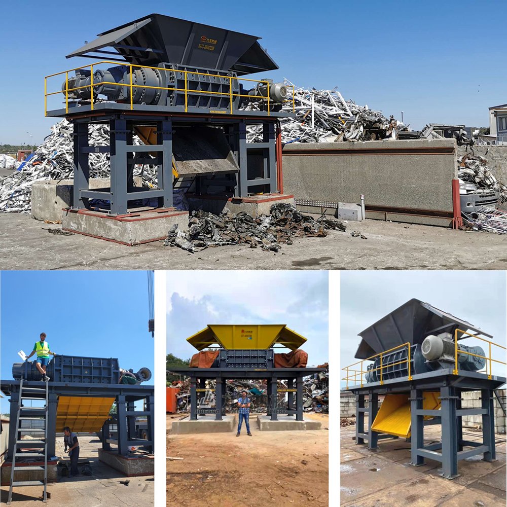 China Manufacturer Waste Car Body Shell Car Bumpers Waste Scrap Car Chassis Shredder Machine for Sale