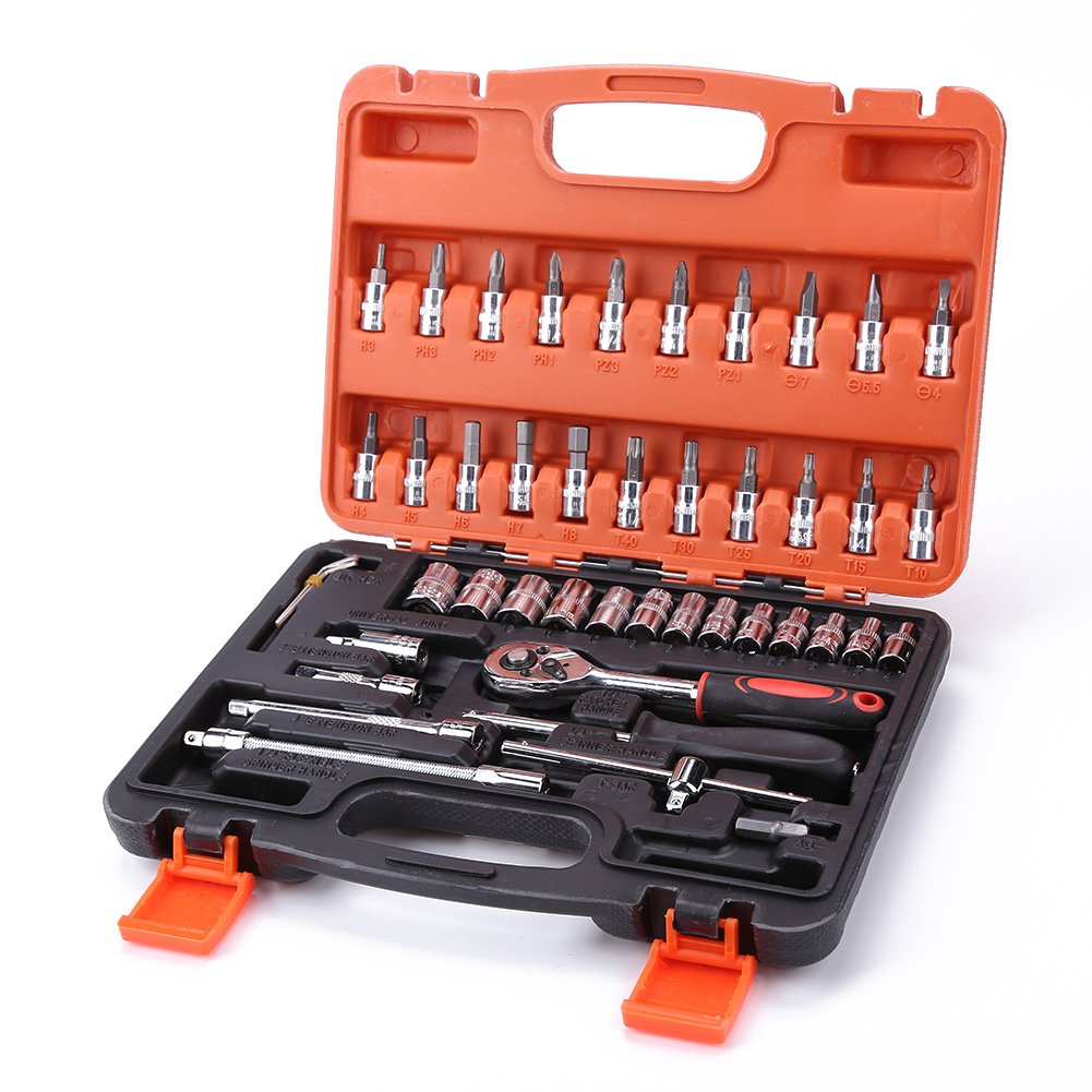 Custom Tools Set Box Wrench Socket Hand Professional Herramientas Kit Mechanical Spanner Car Mechanics Tool Sets
