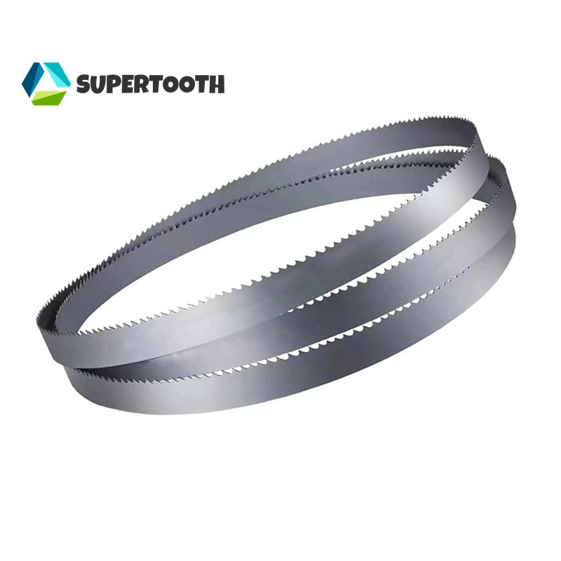 High-Speed Bimetal Bandsaw Blade High Frequency Welded Steel Cutting Tool Rounded Back Tooth Paint Machine Blade Metal Cutting
