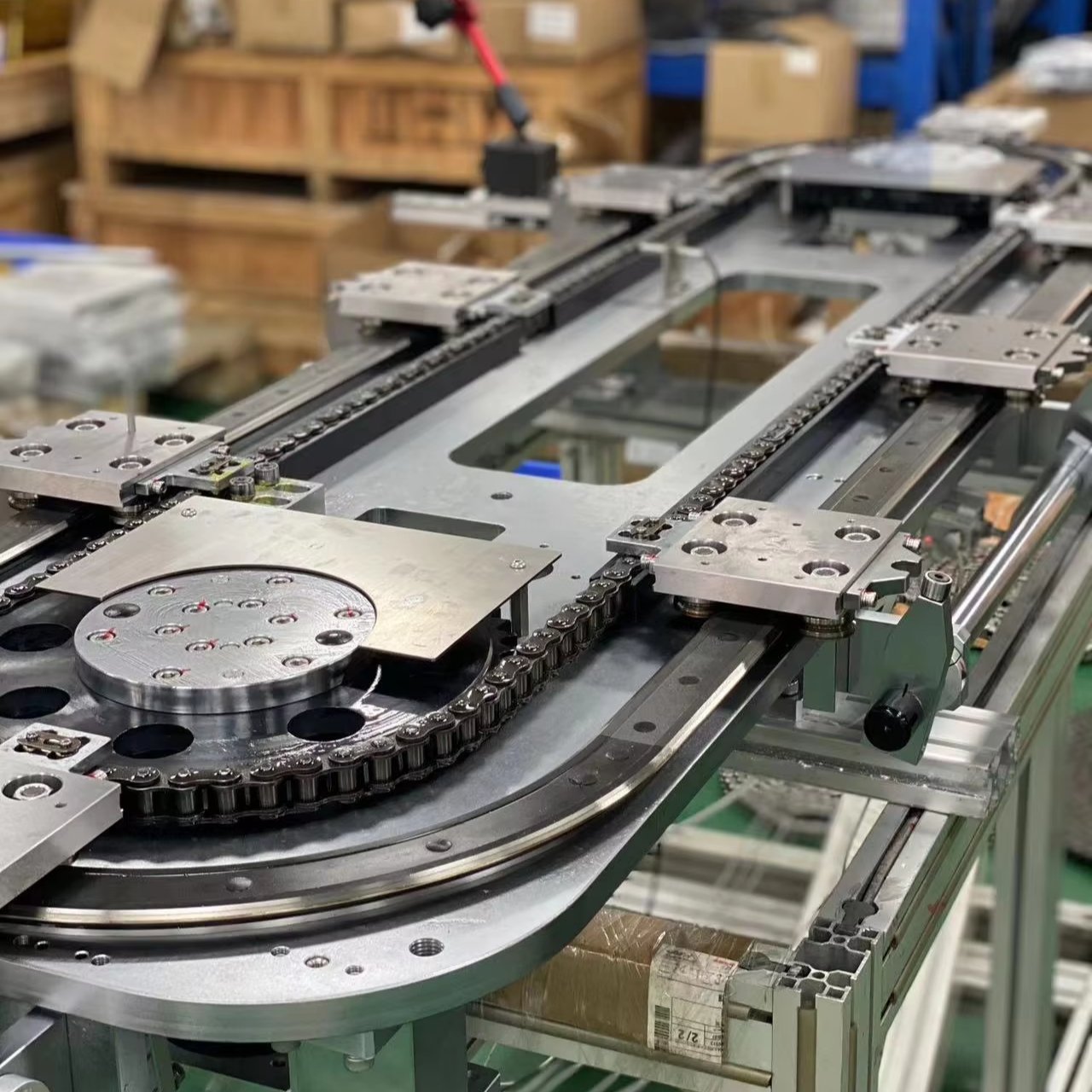 Automatic Circular Ring Circuits Precision Linear And Curved Motion Circulating Line Equipment Customization