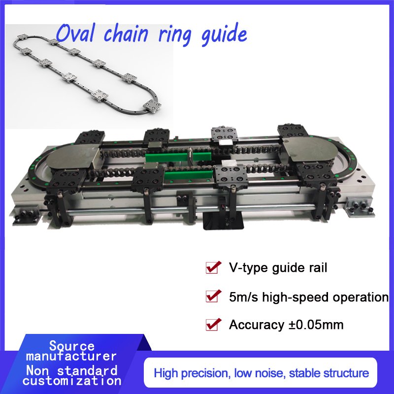 Automatic Circular Ring Circuits Precision Linear And Curved Motion Circulating Line Equipment Customization