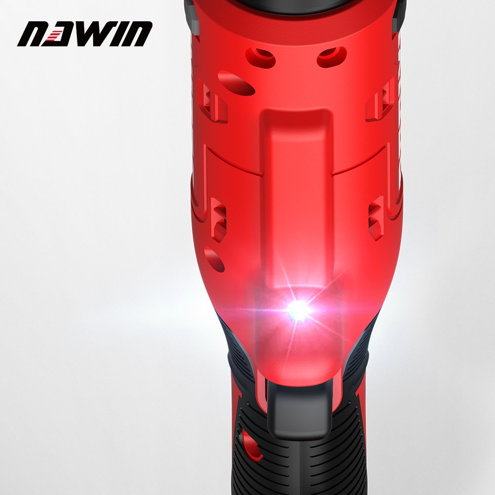 21V Cordless Electric Impact Wrench Ratchet Ratchet Right Angle Wrench Set 2 Batteries with Accessories