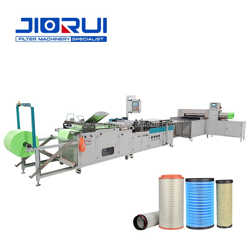 Car Air Filter Production Line Heavy Duty Truck Filter Making Machines Automatic High Level Air Filter Producing Equipment