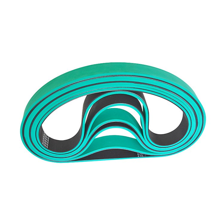 Integrated vulcanized seamless high wear-resistant rubber mechanical transmission synchronous belt