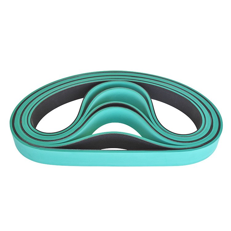 Integrated vulcanized seamless high wear-resistant rubber mechanical transmission synchronous belt