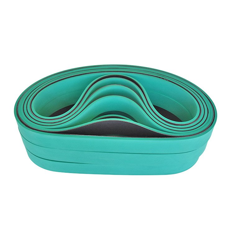 Integrated vulcanized seamless high wear-resistant rubber mechanical transmission synchronous belt
