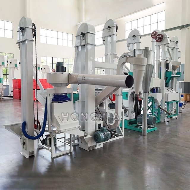 Rice Processing Equipment Paddy Rice Whitener Mill Plant for Sale