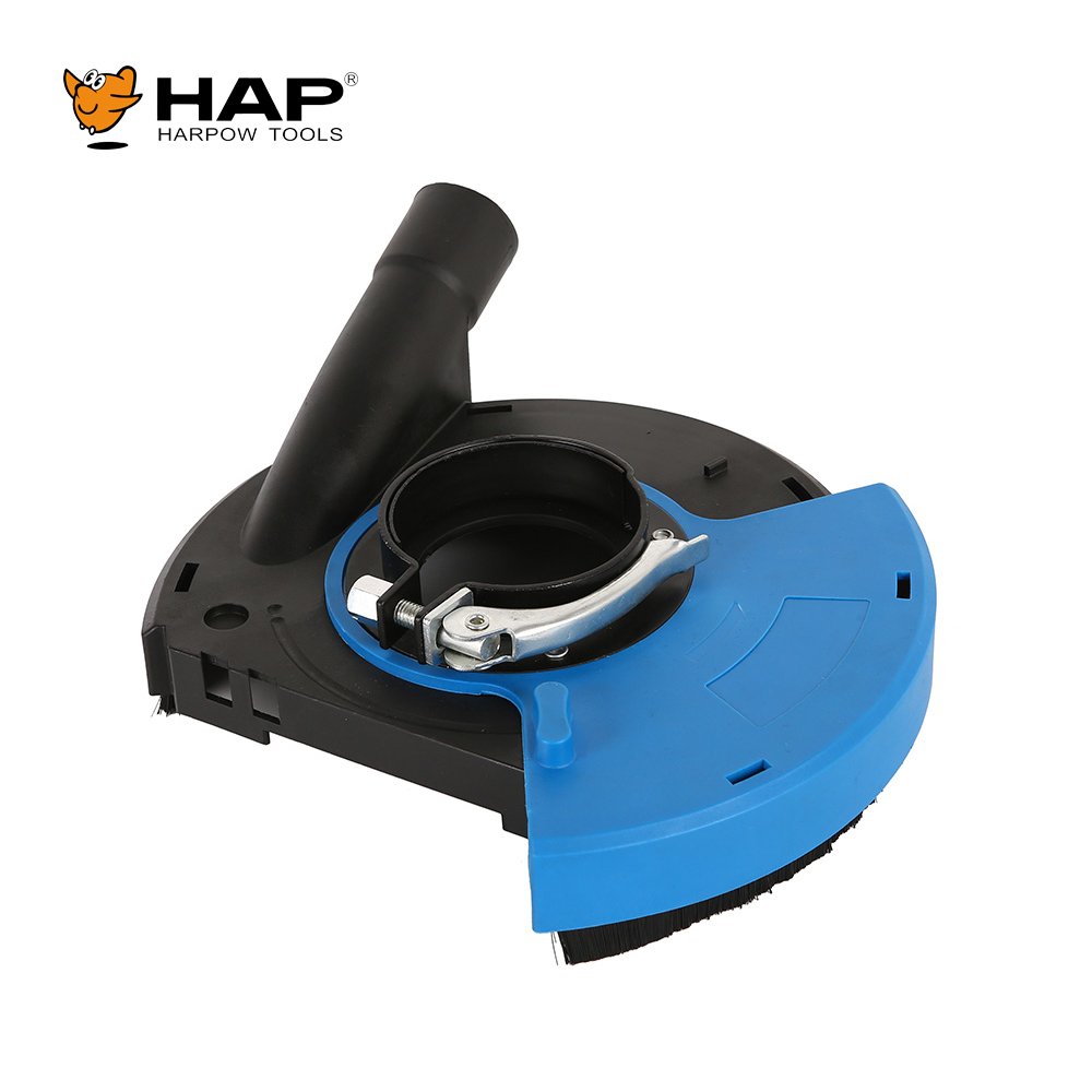 Power Tool Accessories 7Inch Plastic Concrete Grinder Dust Shroud Portable Dust Collector for Grinders