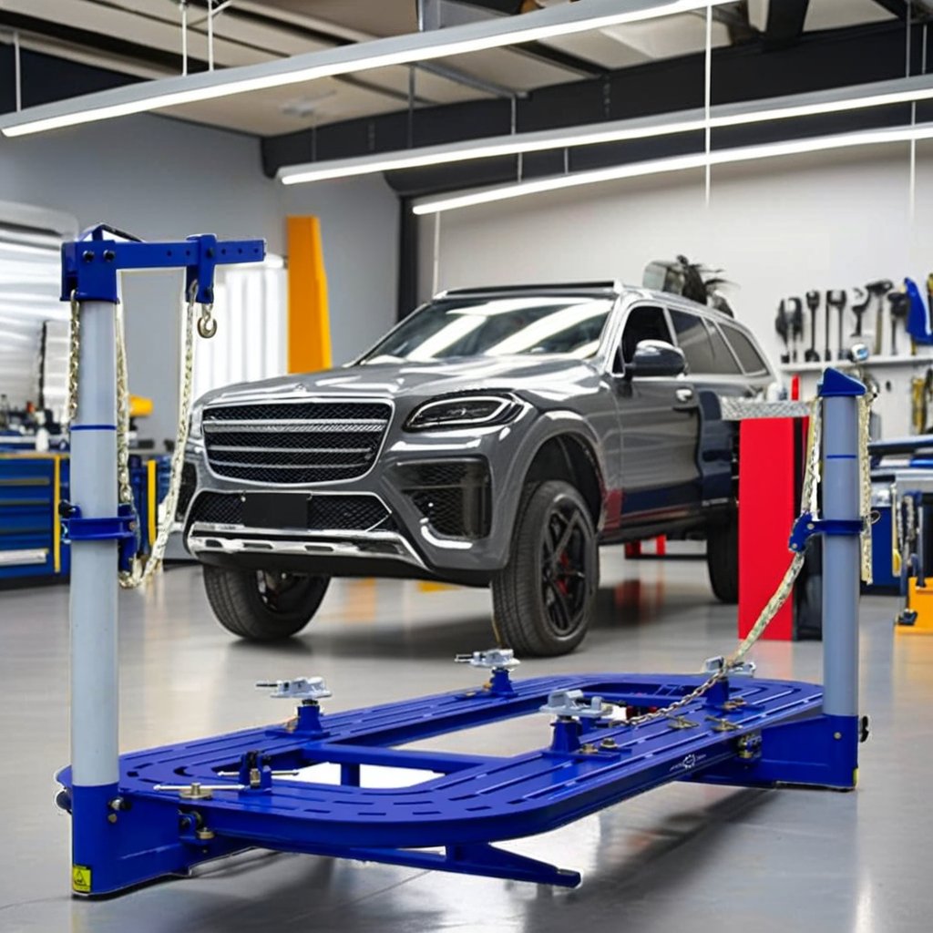 Factory Supply J100 Auto Body Repair Machine Car Bench with Pulling Towers for Frame Repair