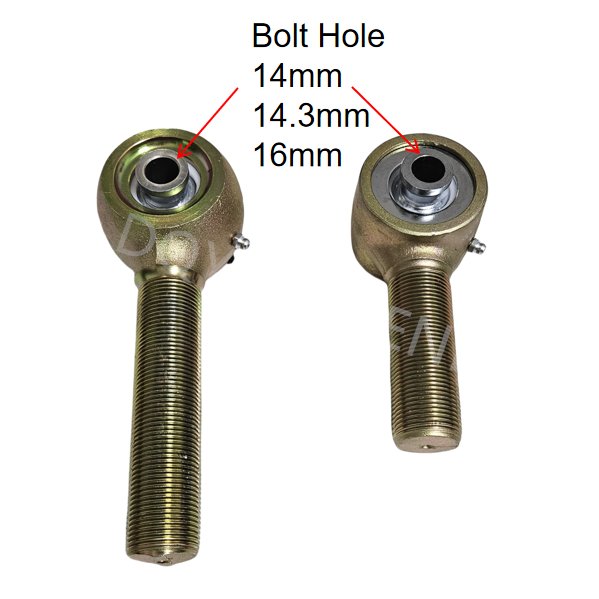Chromoly 1.25 Jeep Johnny Joints Right and Left Thread Creeper Heim Joint 1 1/4 Flex Joints Rod End Bearings For offroad