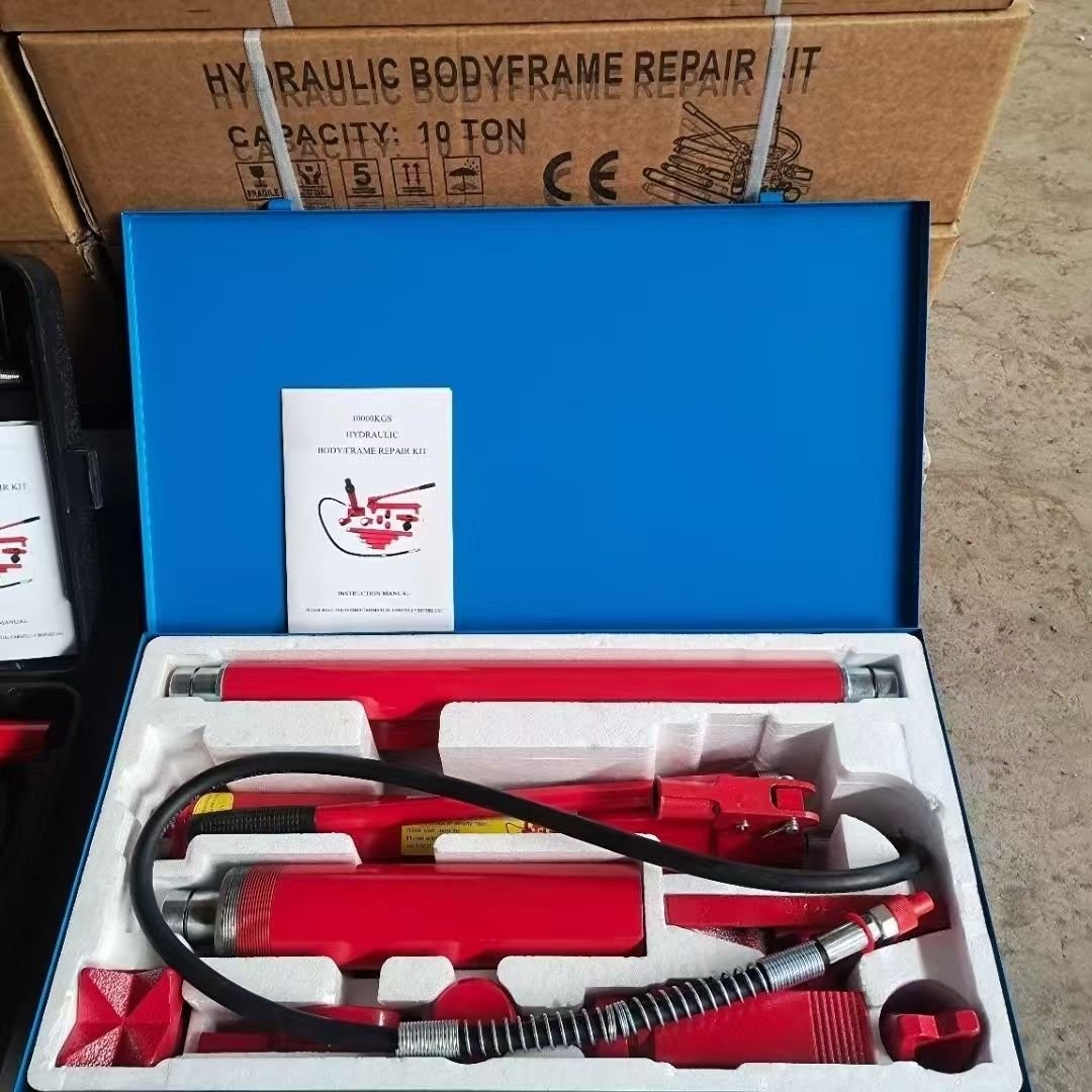 High Quality 10t 20T Auto Body Repair Kit Vehicle Equipment Tool Power Pneumatic Hydraulic Jack