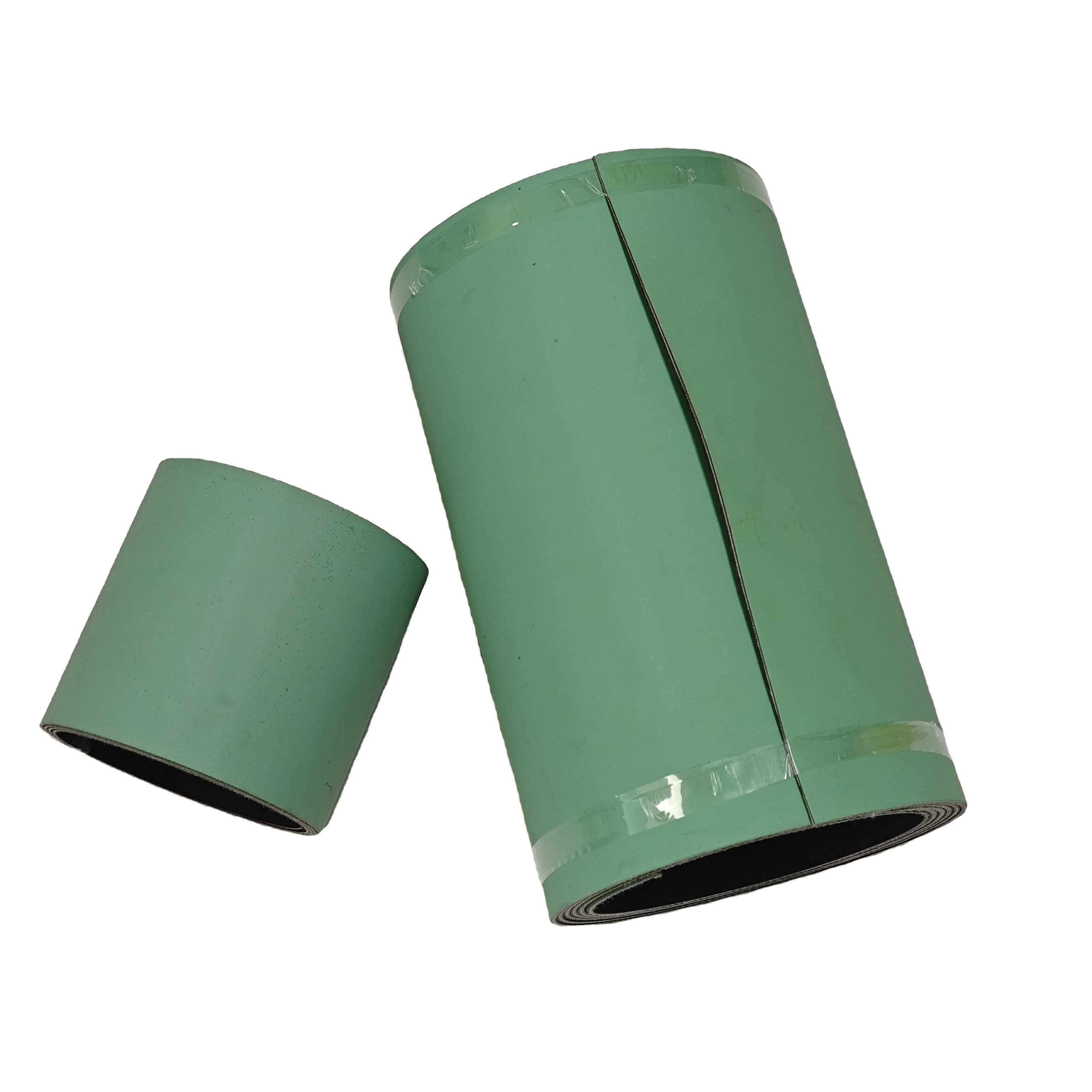 Folding machine Polyester Finger serrated joint light green power transmission flat belt