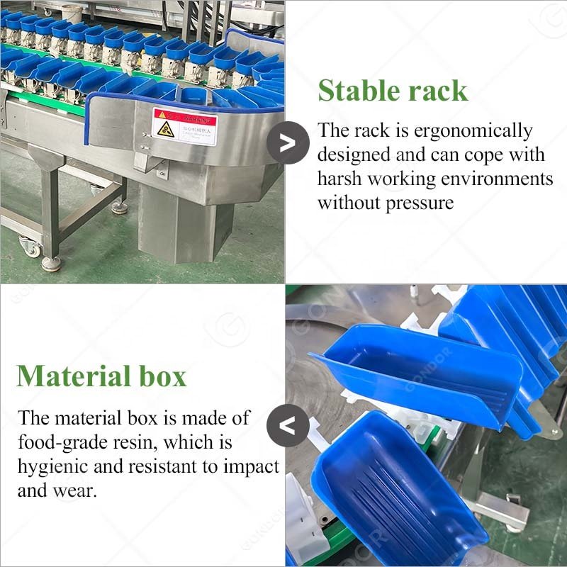 Chicken Breast Sorter Sorting Grading Grade Abalone Guava Clam Auto Belt Type Weight Machine Apparatus Line and Check