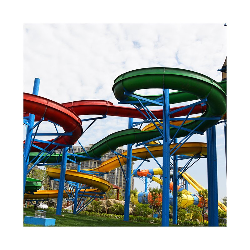 New Arrival Fiberglass Water Slides for Water Park Amusement Rides Water Slides for Sale