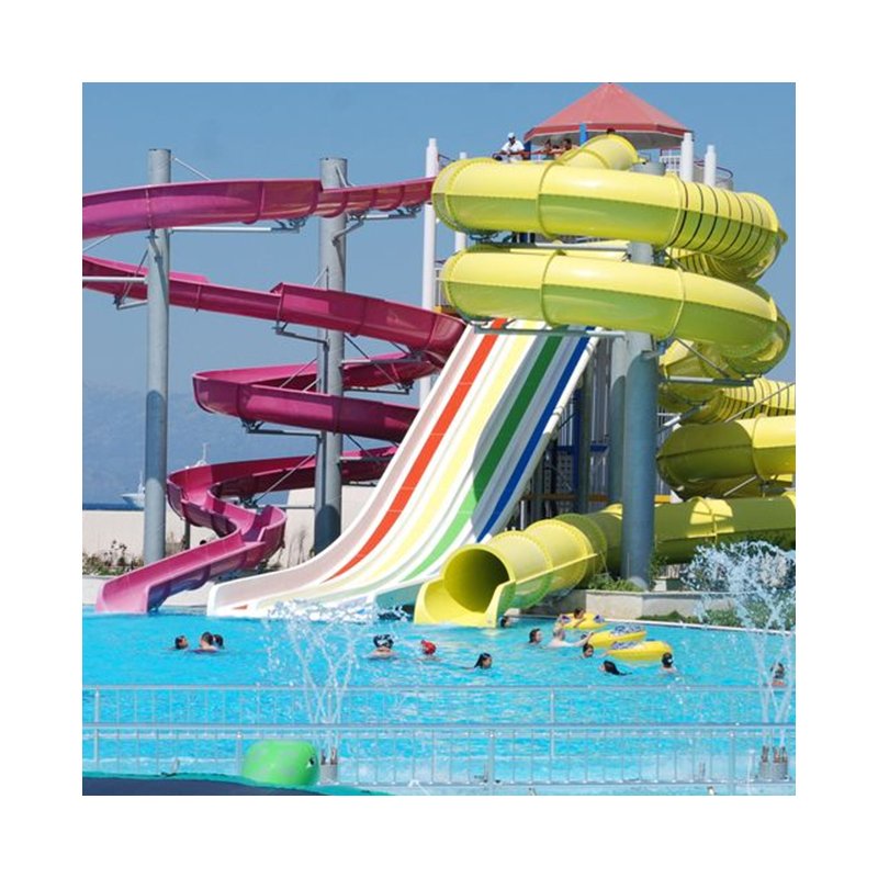 New Arrival Fiberglass Water Slides for Water Park Amusement Rides Water Slides for Sale