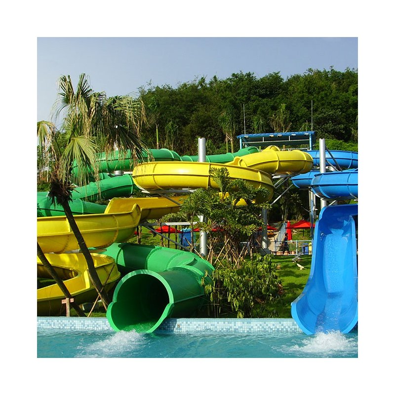 New Arrival Fiberglass Water Slides for Water Park Amusement Rides Water Slides for Sale