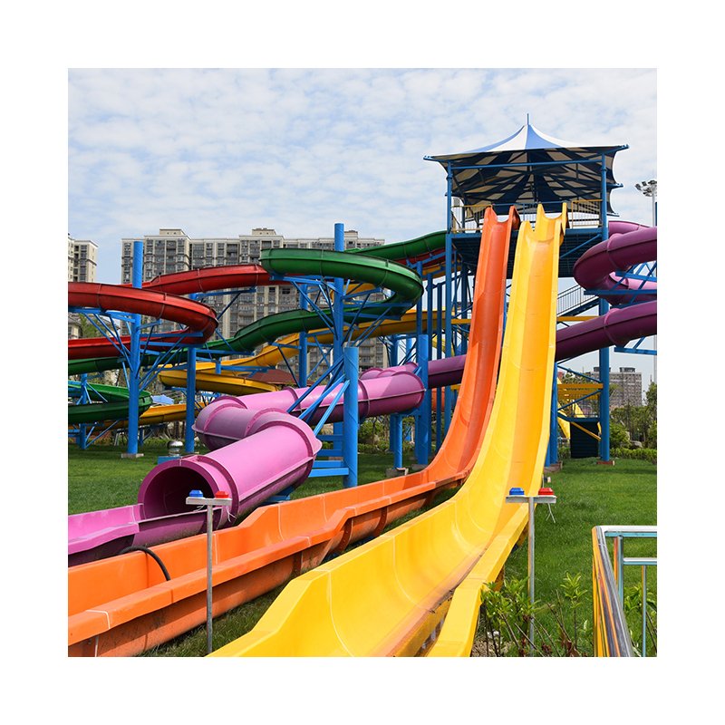 New Arrival Fiberglass Water Slides for Water Park Amusement Rides Water Slides for Sale