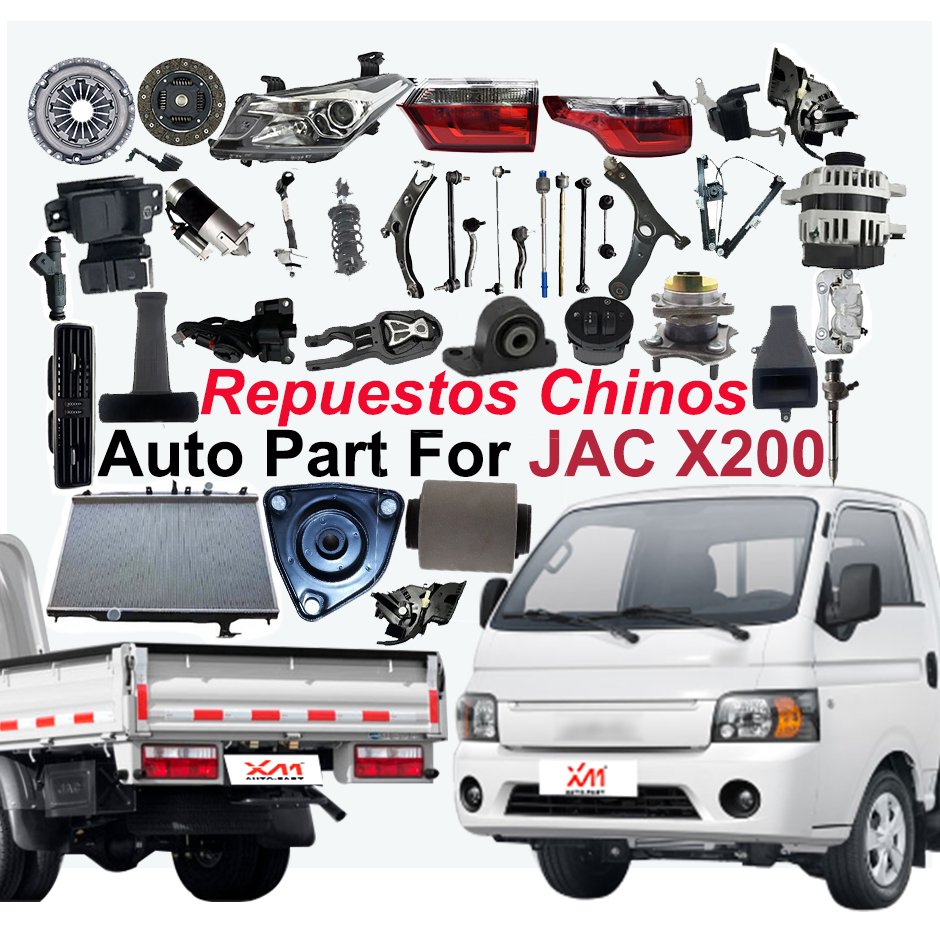 For JAC X200 Headlight Control Arm Ball Joint Tie Rod End Stabilizer Sway Link Clutch Cover Disc Bearing Bumper DRL Auto Part