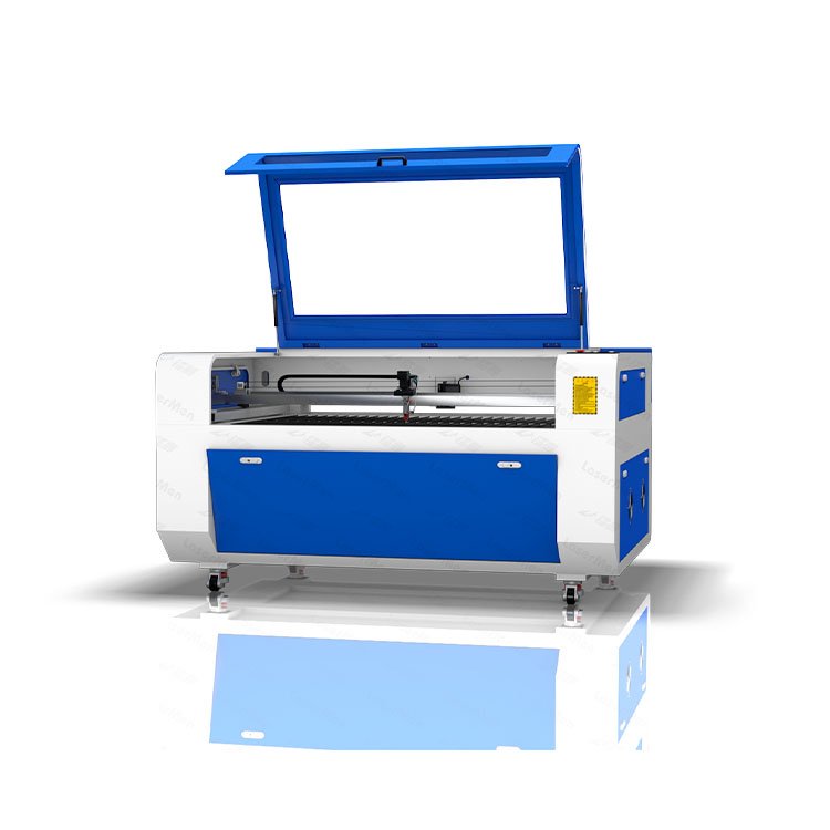 LaserMen design CCD camera 1390 cnc co2 laser cutting machine for photo frame cut