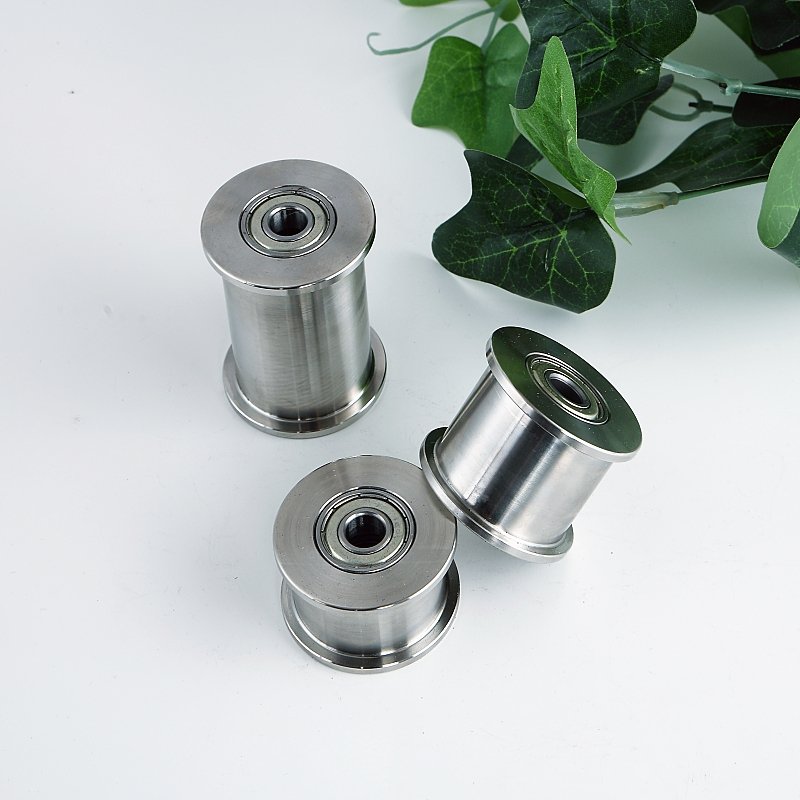 304SS stainless steel nylon flat belt pulley H type motor motor transmission pulley