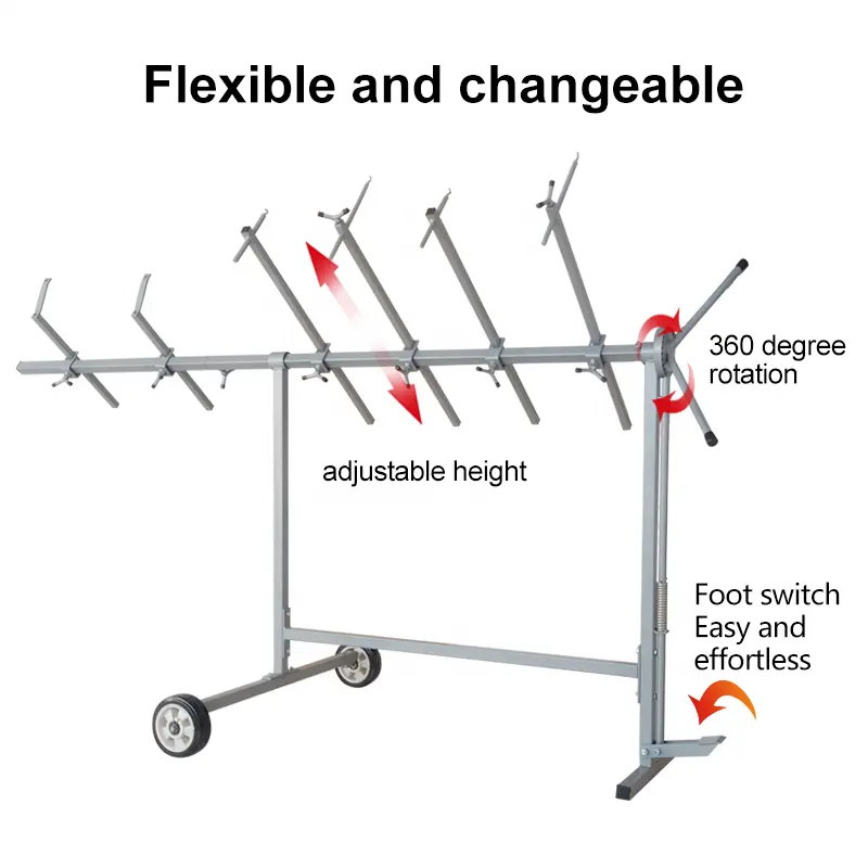 PS201 Car Body Shop Spray Paint Bracket Repair Tools Frame Polishing Shelf Display Rack Repair Stand