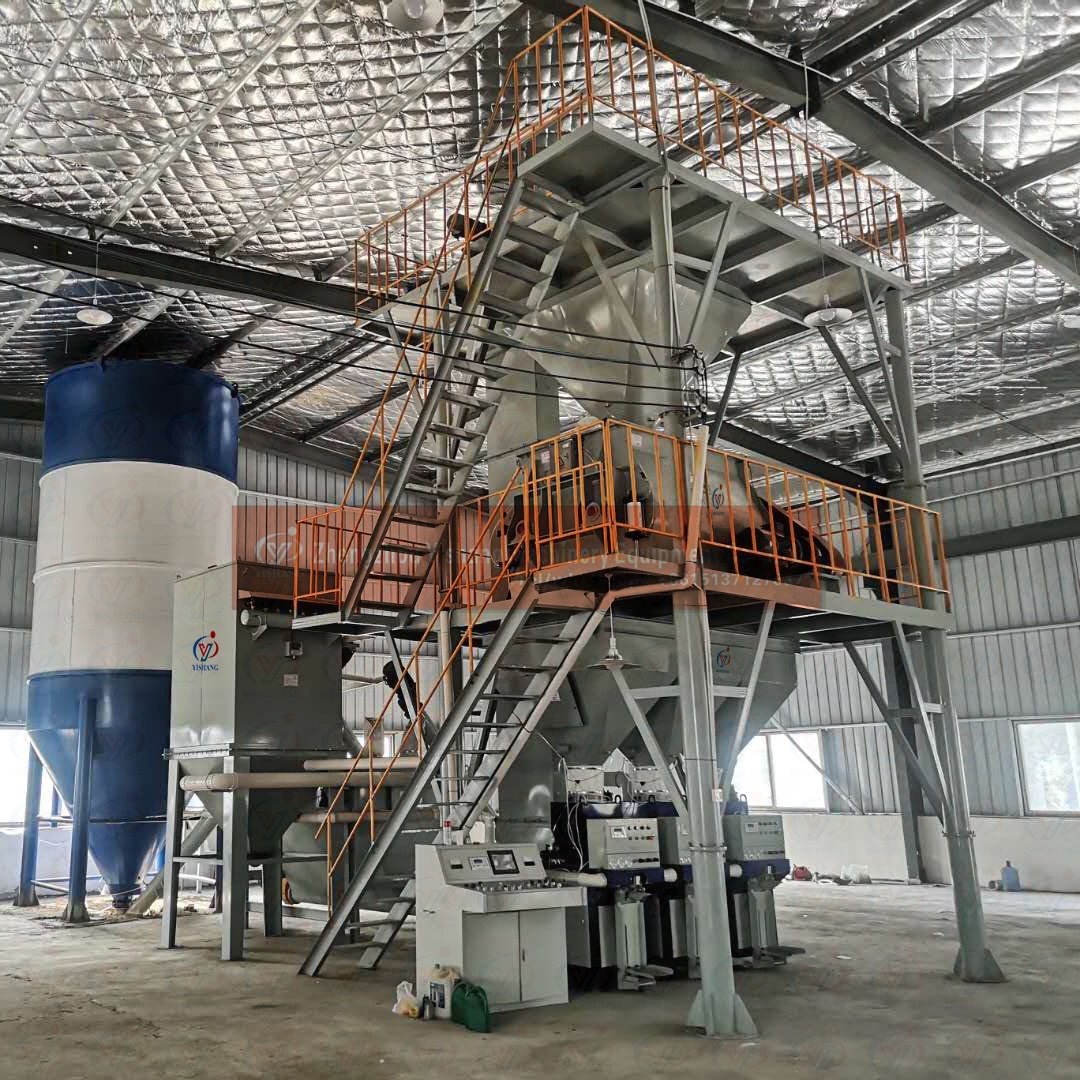 Tiles Fiber Cement Wall Putty Tile Adhesive Dry Mortar Sack Packing Machine Production Line