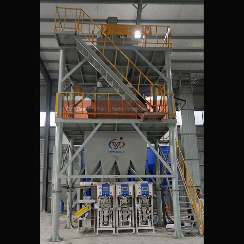Tiles Fiber Cement Wall Putty Tile Adhesive Dry Mortar Sack Packing Machine Production Line