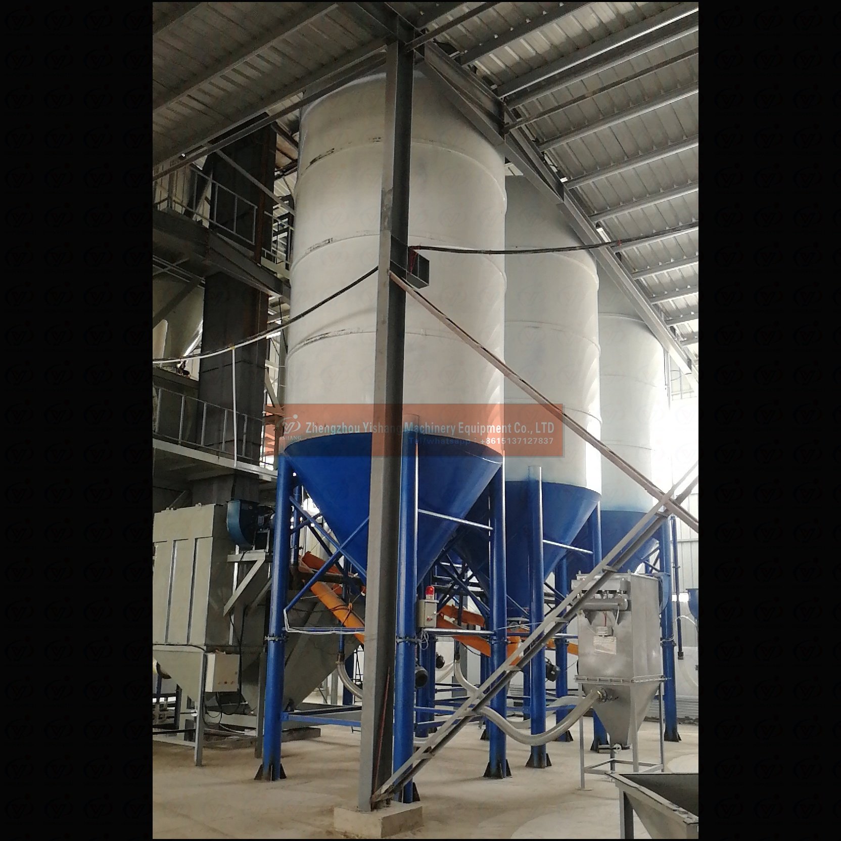 Tiles Fiber Cement Wall Putty Tile Adhesive Dry Mortar Sack Packing Machine Production Line