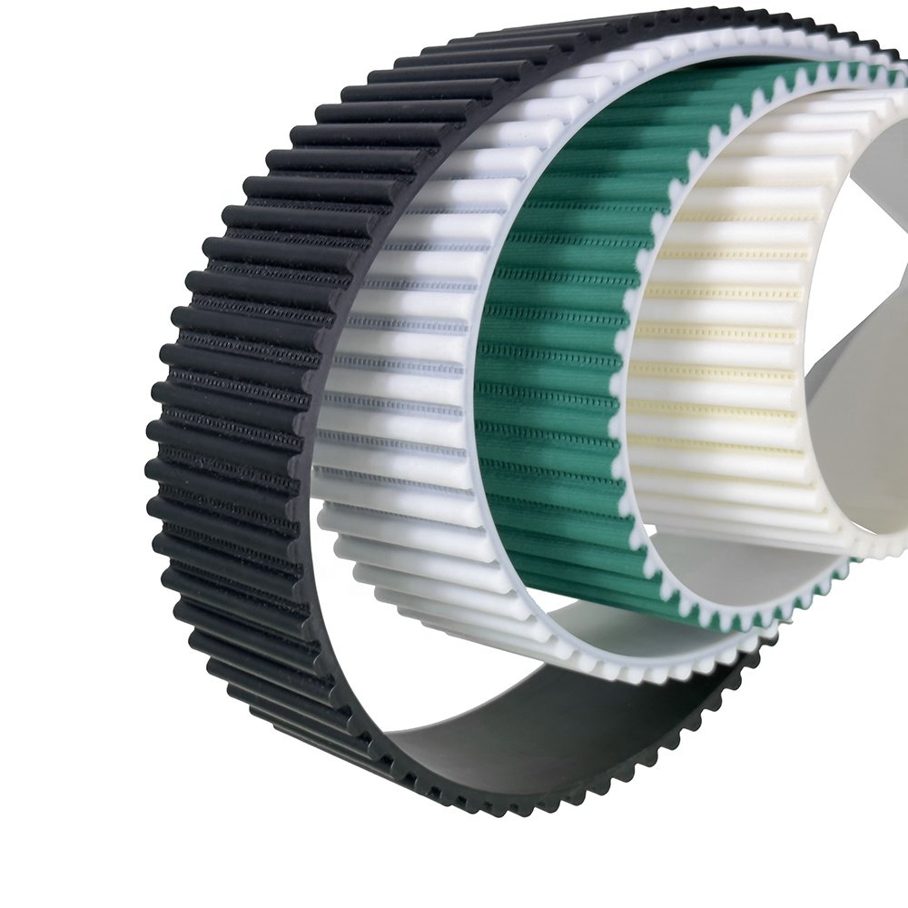Open ended timing belt 8M pu transmission belt/pu synchronous belt