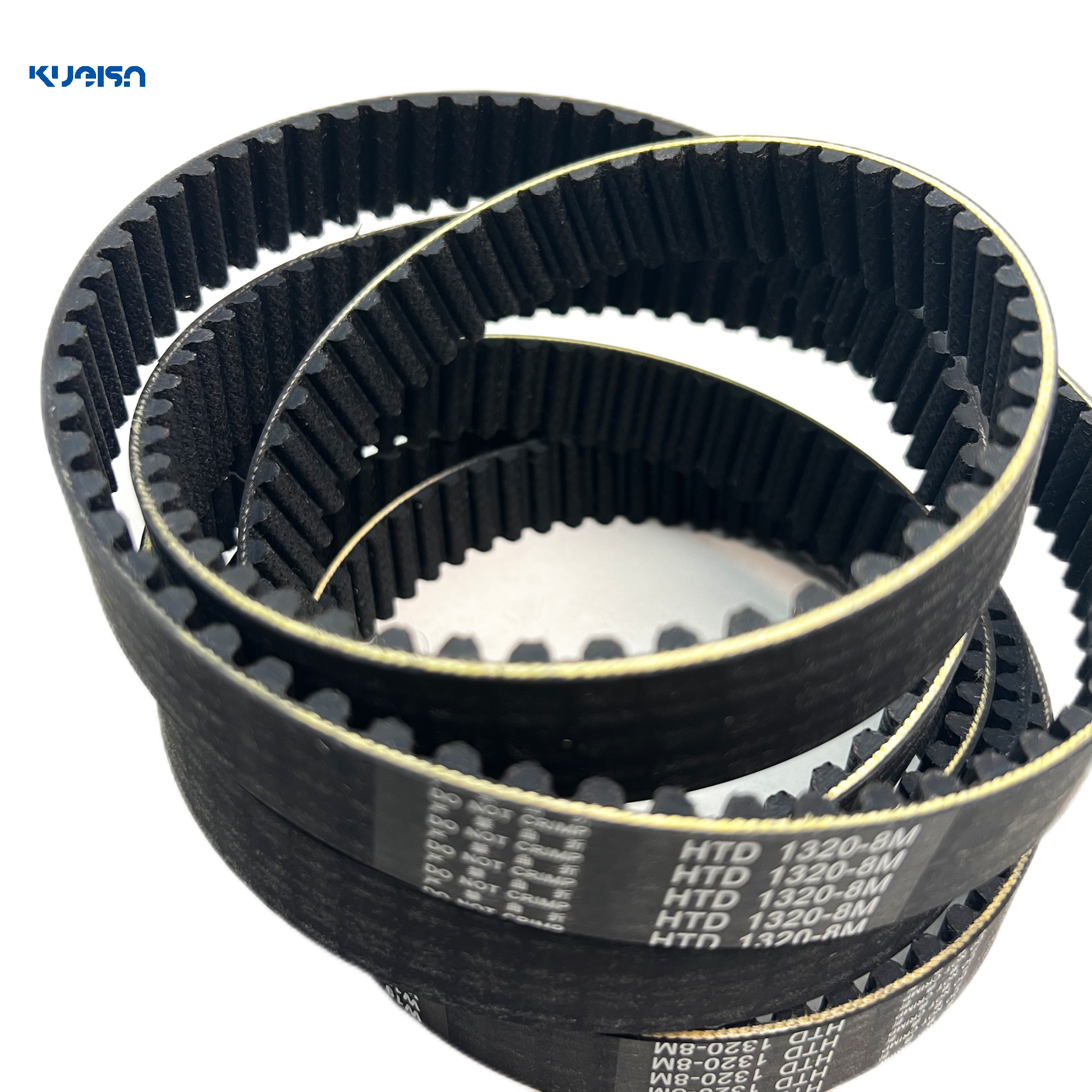 KUEISN rubber synchronous belt aramid wire core high performance support customized 8m 14m belt for folding machine