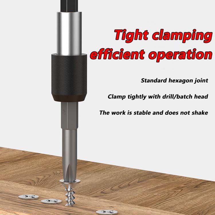Hex Shank drill Bit Extender Set-Magnetic Quick Release Extension, Impact Driver Bit Holder,Efficient Impact Driver Bits Holder
