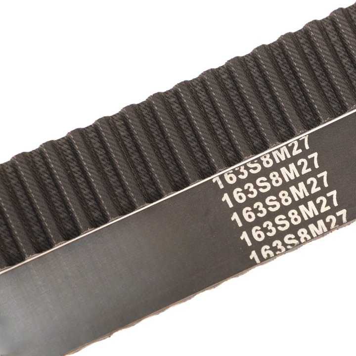 Multi-specification automotive belt tooth belt Automotive engine support custom automotive tooth belt for Engine 163S8M27