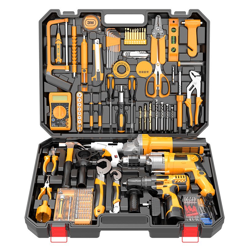 New Portable Cordless Drill Set Brushless Lithium Tools Set Lithium Battery Power Tools Kit For Home Improvement