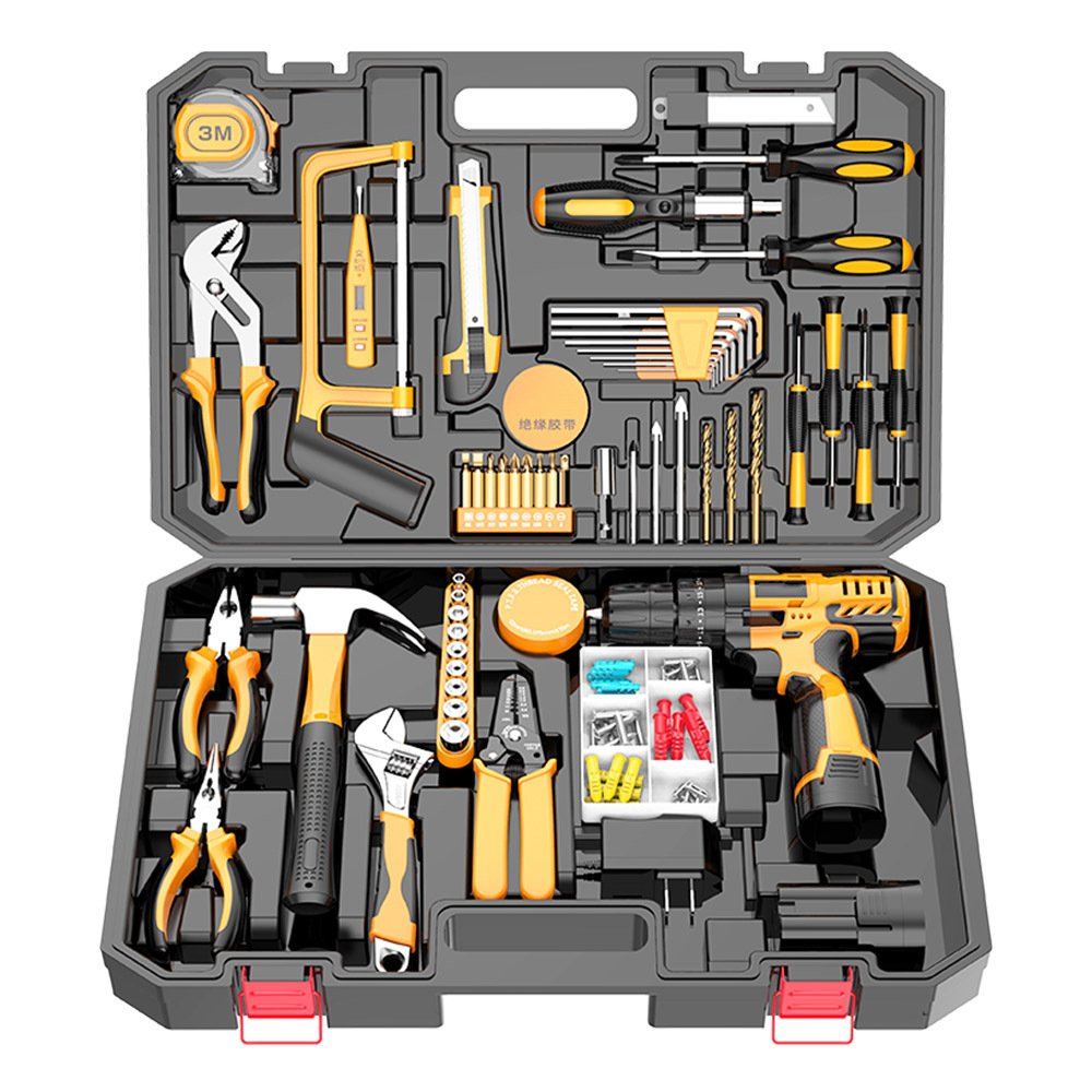 New Portable Cordless Drill Set Brushless Lithium Tools Set Lithium Battery Power Tools Kit For Home Improvement