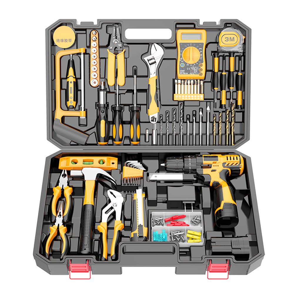 New Portable Cordless Drill Set Brushless Lithium Tools Set Lithium Battery Power Tools Kit For Home Improvement