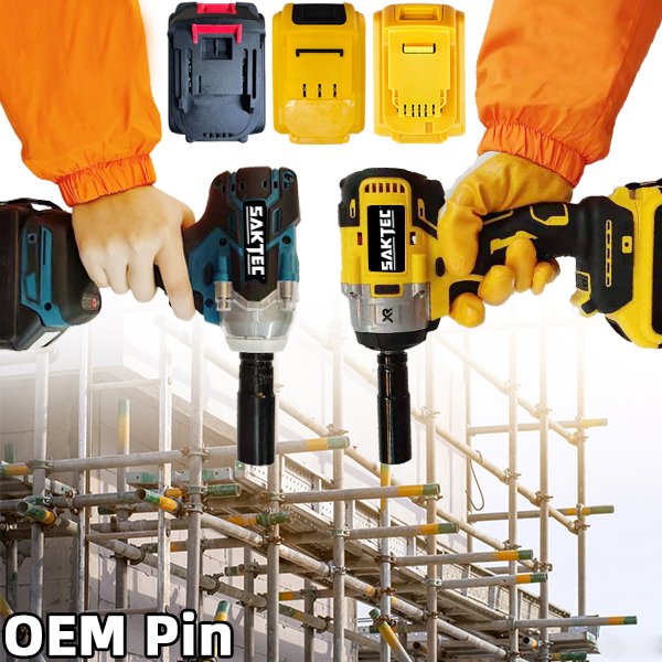 COOFIX New Arrival 488N.m 1/2 Inch Brushless Motor 20V Power Professional Battery Cordless Impact Electric Wrench