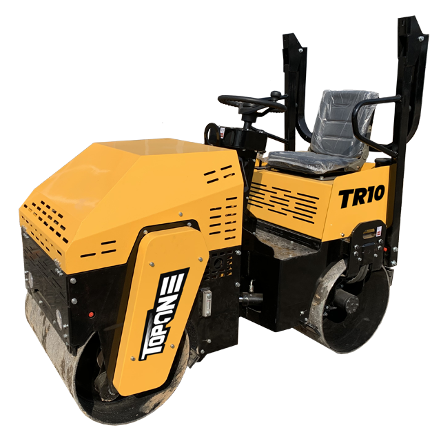 TR10 CE Mini Road Roller Compact 1Tons Road Construction Machine Equipments Mini Road Compact Roller